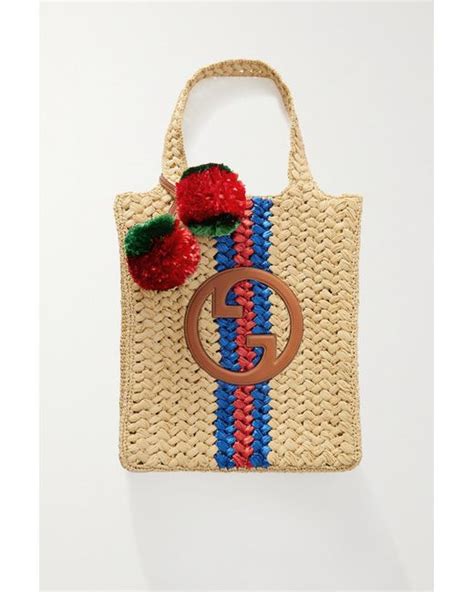 gucci crochet tote|gucci unisex tote.